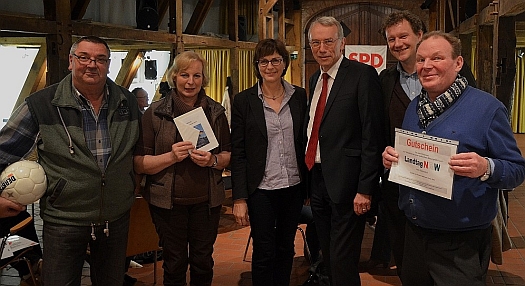 Werner Temme, Annemarie Große Dütting, Annette Watermann-Krass MdL, Bernhard Daldrup MdB, Thomas Neuhaus, Reinh. Wessel