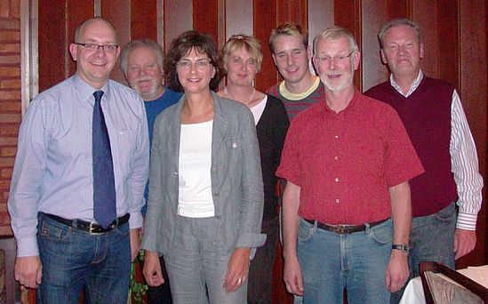 André Stinka MdL mit Vorstandsmitgliedern