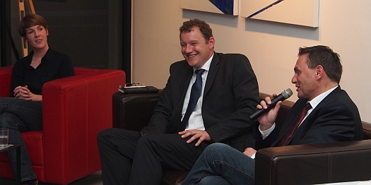 Katrin Reuscher, Thomas Neuhaus und Dietmar Bergmann